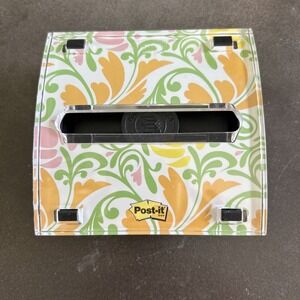 Post-it Notes Refillable Pop-Up Dispenser 3-D Floral Flowers Two Sided Design